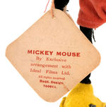 MICKEY MOUSE ENGLISH DOLL BY DEAN'S RAG BOOK CO. WITH TAG.