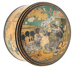 RARE MICKEY MOUSE NORWEGIAN COOKIE TIN.