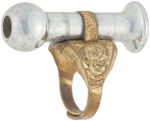 CLARABELL'S HORN PREMIUM RING SHOWING HOWDY & CLARABELL PORTRAITS.