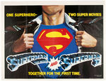 "SUPERMAN II" FOREIGN MOVIE POSTER LOT.