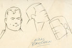 "SUPERMAN" FLEISCHER STUDIOS STYLE SHEET ORIGINAL ART.