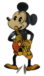 MICKEY MOUSE SAXOPHONE PLAYER MECHANICAL TOY.