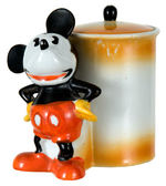 MICKEY MOUSE CHINA JAM JAR IN MAW OF LONDON STYLE.