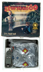 "RADIO CONTROLLED STARMAN" BOXED BATTERY OPERATED TOY.