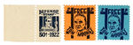 TOM MOONEY THREE POSTER STAMPS.