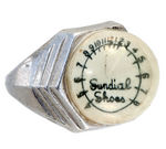 "SUNDIAL SHOES" SCARCE RING.