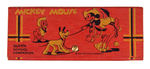 "MICKEY MOUSE DIXON SCHOOL COMPANION" 1937 PENCIL BOX.