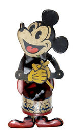 "MICKEY MOUSE" JAZZ DRUMMER TOY BY NIFTY, GERMANY 1931.