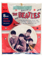 "THE BEATLES A HARD DAYS NIGHT" 8MM HOME MOVIE ON HEADER CARD.