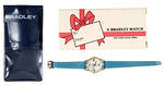 "THE BEATLES" WRISTWATCH BLUE BAND VARIETY BY BRADLEY IN ORIGINAL GIFT BOX.