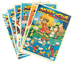 “MICKEY MOUSE WEEKLY” ENGLISH PUBLICATION LOT.