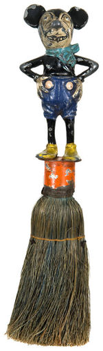 MICKEY MOUSE ENGLISH WHISK BROOM OR CLOTHING BRUSH.