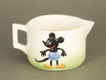 BLACK MICKEY CUP W/SPOUT C. 1932 GERMAN IMPORT BY DISNEY LICENSED AGENT.