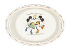 RARE OVAL "BABY'S PLATE" FROM THE "MICKEY MOUSE SERIES" BY PARAGON CHINA, ENGLAND.