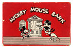 "MICKEY MOUSE BANK" WITH VERY RARE BOX.