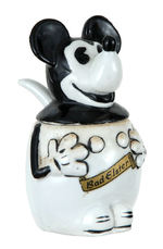 MICKEY MOUSE FIGURAL CONDIMENT JAR.