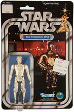 "STAR WARS - SEE-THREEPIO (C-3PO)" ACTION FIGURE ON CARD.