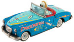 "SPACE PATROL X-5" TIN LITHO FRICTION CAR.