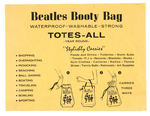 "THE BEATLES BOOTY BAG."