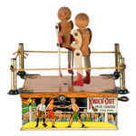 "STRAUSS MECHANICAL KNOCK-OUT PRIZE FIGHTERS" WIND-UP.