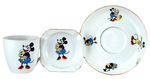 BAVARIAN CHINA LOT OF THREE FEATURING MINNIE MOUSE.