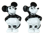 MICKEY MOUSE GERMAN CHINA SALT & PEPPER SET.