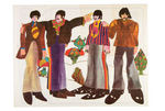 THE BEATLES - YELLOW SUBMARINE GIMBELS DEPARTMENT STORE POSTER.