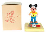 "MICKEY MOUSE" BOXED WATCH SET WITH FIGURE.