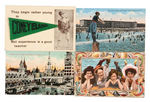 "CONEY ISLAND" LOT OF FIVE POSTCARDS.