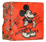 "INGERSOLL MICKEY MOUSE" BOXED ENGLISH VERSION WIND-UP CLOCK.