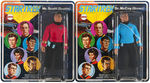 “STAR TREK” MEGO ACTION FIGURES OF CREW AND KLINGON.