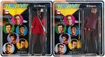 “STAR TREK” MEGO ACTION FIGURES OF CREW AND KLINGON.