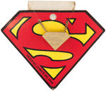 "SUPERMAN JEWELRY" SPINNING DISPLAY RACK & CARDED JEWELRY WITH SIGNATURES.