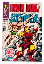 "IRON MAN/SUB-MARINER" #1 APRIL 1967 ISSUE AND "SUB-MARINER" #1 MAY 1967 ISSUE.