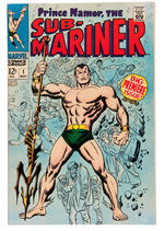 "IRON MAN/SUB-MARINER" #1 APRIL 1967 ISSUE AND "SUB-MARINER" #1 MAY 1967 ISSUE.