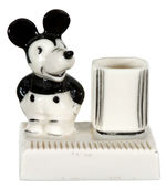 MICKEY MOUSE GERMAN PORCELAIN MATCH HOLDER.