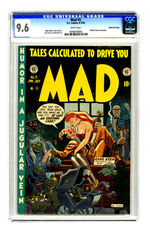 MAD #5 JUNE JULY 1953 CGC 9.6 WHITE PAGES GAINES FILE COPY.