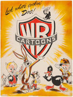 WARNER BROTHERS "WB CARTOONS" EXHIBITOR BOOK.