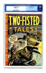 TWO-FISTED TALES #24 NOVEMBER DECEMBER 1951CGC 9.6 OFF-WHITE TO WHITE PAGES GAINES FILE COPY.