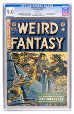 WEIRD FANTASY #19 MAY JUNE 1953 CGC 9.0 WHITE PAGES GAINES FILE COPY.