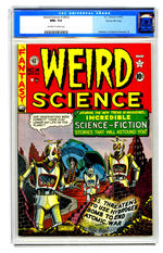 WEIRD SCIENCE #14 (#3) SEPTEMBER OCTOBER 1950 CGC 9.6 OFF-WHITE TO WHITE PAGES GAINES FILE COPY.