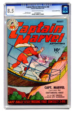 CAPTAIN MARVEL ADVENTURES #38 AUGUST 1948 CGC 8.5 CREAM TO OFF-WHITE PAGES CROWLEY COPY/FILE COPY.