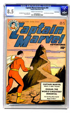 CAPTAIN MARVEL ADVENTURES #61 MAY 1946 CGC 8.5 CREAM TO OFF-WHITE PAGES CROWLEY COPY.