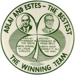 "ADLAI AND ESTES-THE BESTEST" SCARCE JUGATE.