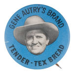 "GENE AUTRY'S BRAND TENDER-TEX BREAD" FROM HAKE COLLECTION.