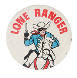 SCARCE ENGLISH "LONE RANGER" LARGE PINBACK.