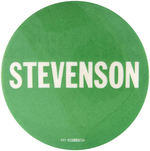 "STEVENSON" PAIR OF LARGE AND SCARCE NAME BUTTONS.