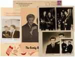 "EVERLY BROTHERS NATIONAL FAN CLUB" BUTTON & CLUB MATERIAL.