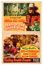 "THE RANGE BUSTERS" GROUP OF FIVE TITLE LOBBY CARDS.