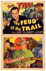 WESTERN COWBOY GROUP OF SIX MOVIE TITLE LOBBY CARDS.